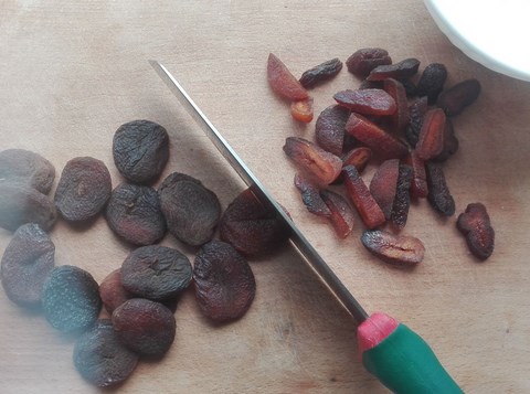 abricots secs en dessert