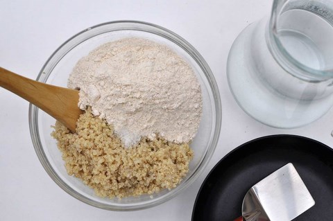 recette galettes de quinoa