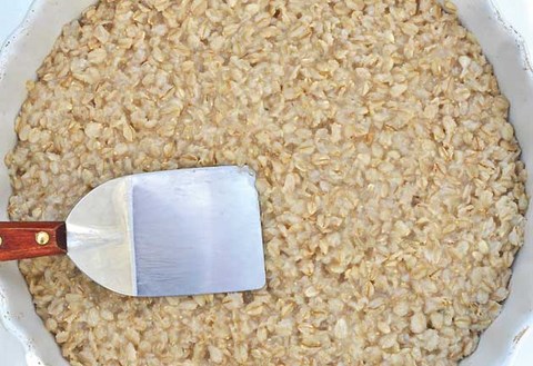 tarte flocons avoine fraises sans gluten